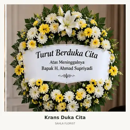 Krans Bunga Duka Gunung Sahari